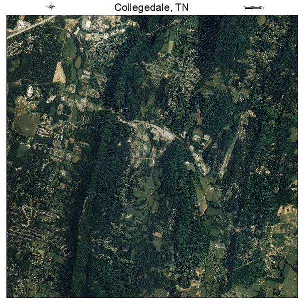 Collegedale, TN air photo map