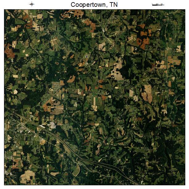 Coopertown, TN air photo map