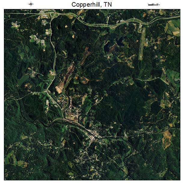 Copperhill, TN air photo map