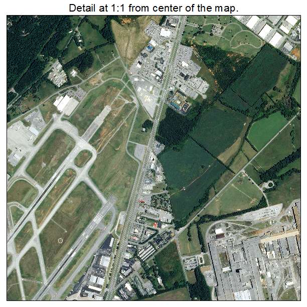 Alcoa, Tennessee aerial imagery detail