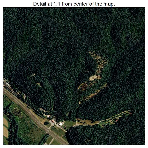 Aerial Photography Map of Ashland City, TN Tennessee