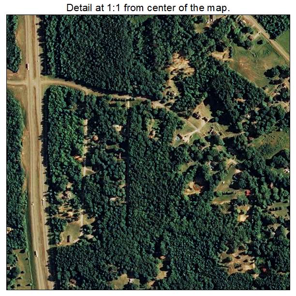 Bethel Springs, Tennessee aerial imagery detail
