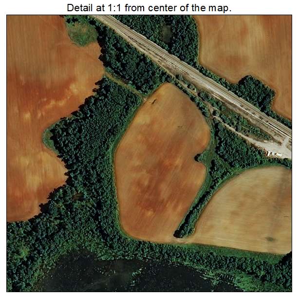 Cowan, Tennessee aerial imagery detail