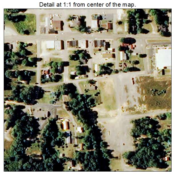 Decaturville, Tennessee aerial imagery detail