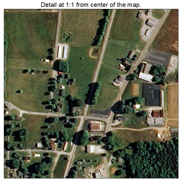 Doyle, Tennessee aerial imagery detail
