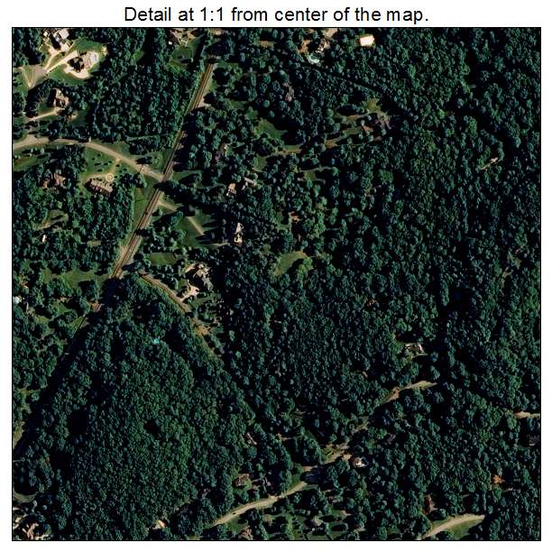 Forest Hills, Tennessee aerial imagery detail