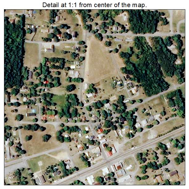 McEwen, Tennessee aerial imagery detail