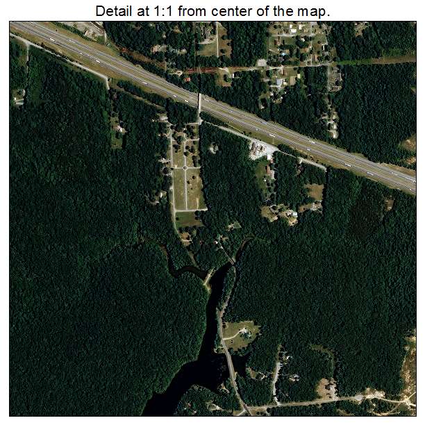 Monteagle, Tennessee aerial imagery detail