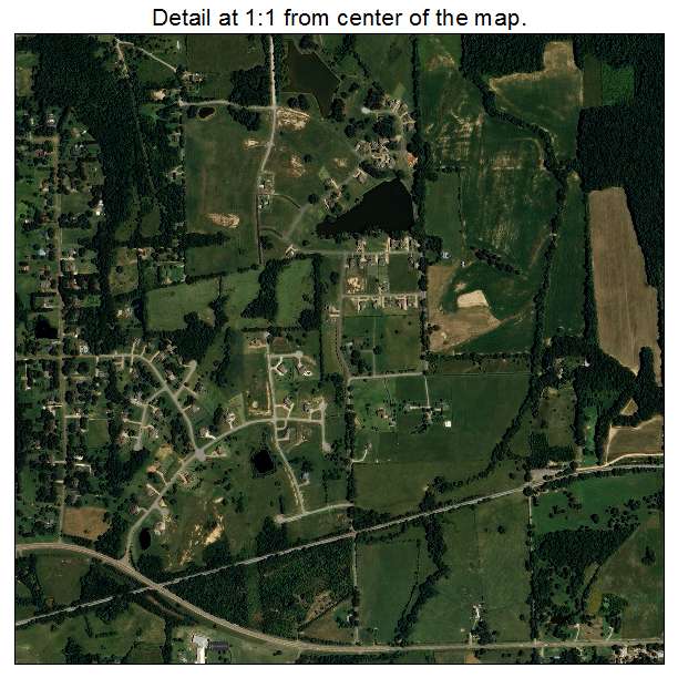 Piperton, Tennessee aerial imagery detail
