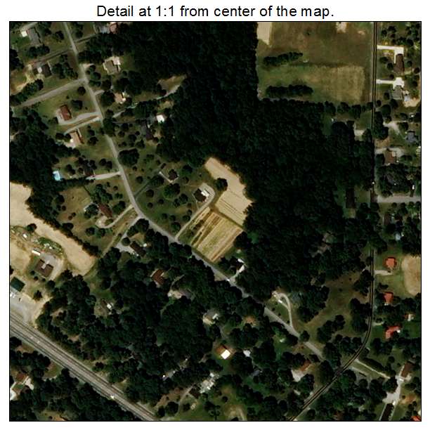 Ridgetop, Tennessee aerial imagery detail