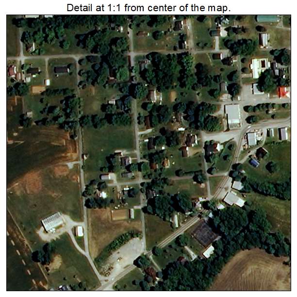 Viola, Tennessee aerial imagery detail