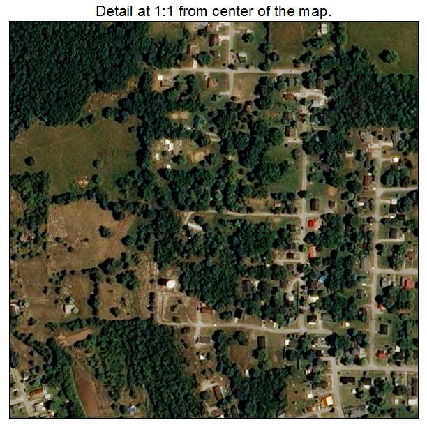 Watertown, Tennessee aerial imagery detail