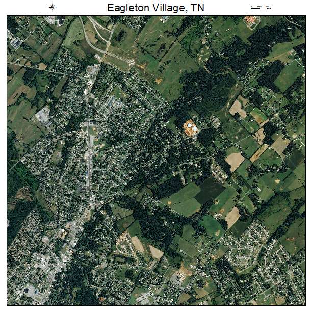 Eagleton Village, TN air photo map