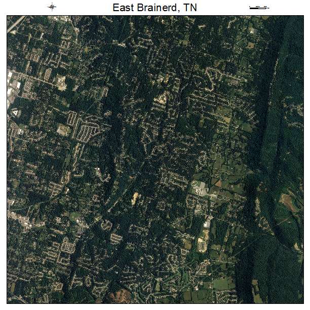 East Brainerd, TN air photo map