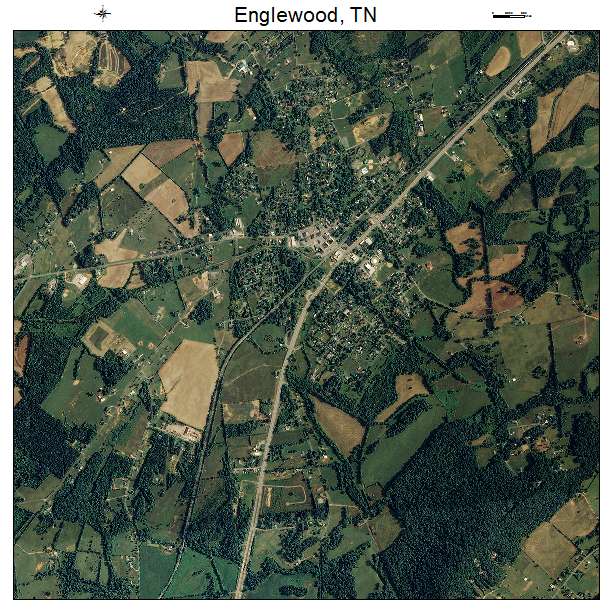 Englewood, TN air photo map