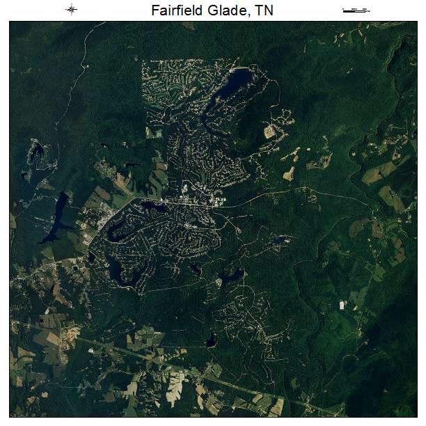 Fairfield Glade, TN air photo map