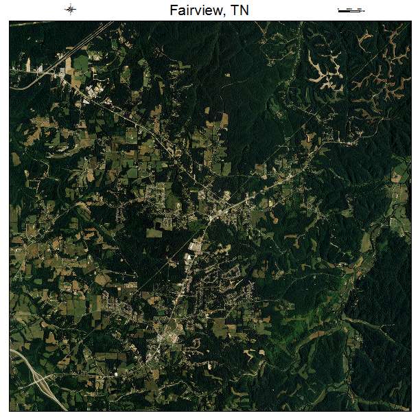 Fairview, TN air photo map
