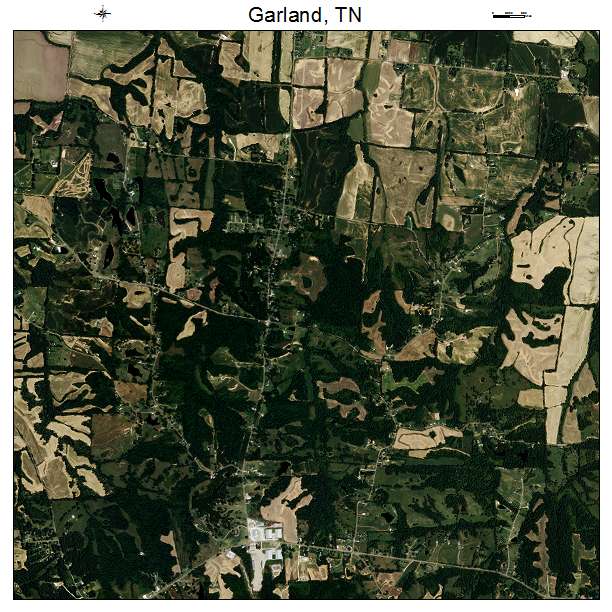 Garland, TN air photo map