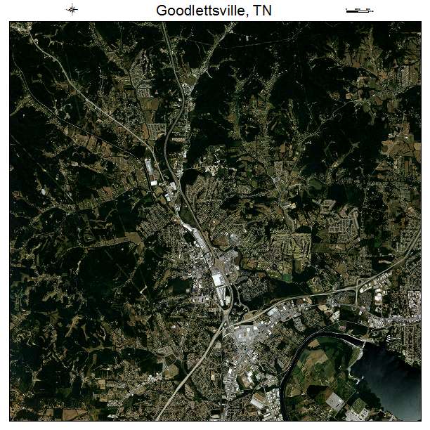 Goodlettsville, TN air photo map