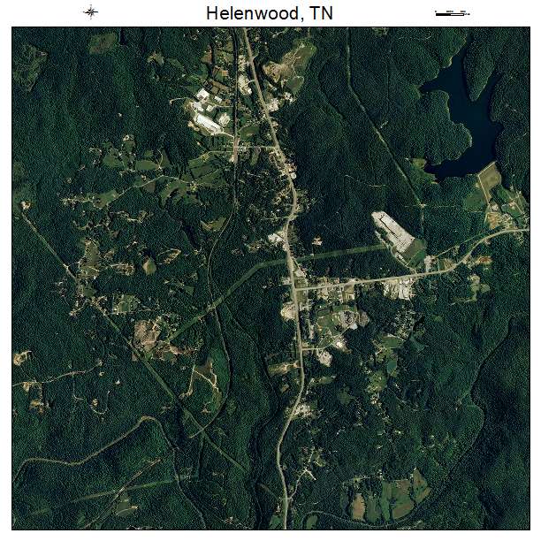 Helenwood, TN air photo map
