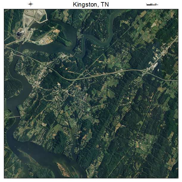 Kingston, TN air photo map