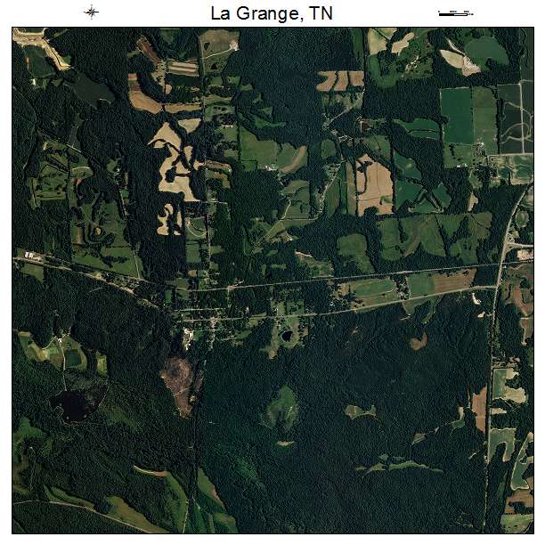 La Grange, TN air photo map
