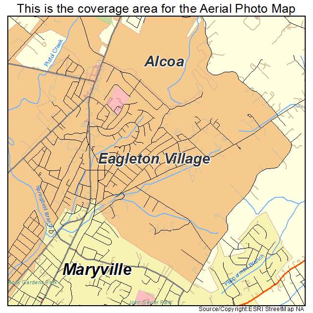 Eagleton Village, TN location map 
