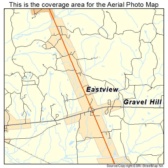 Eastview, TN location map 