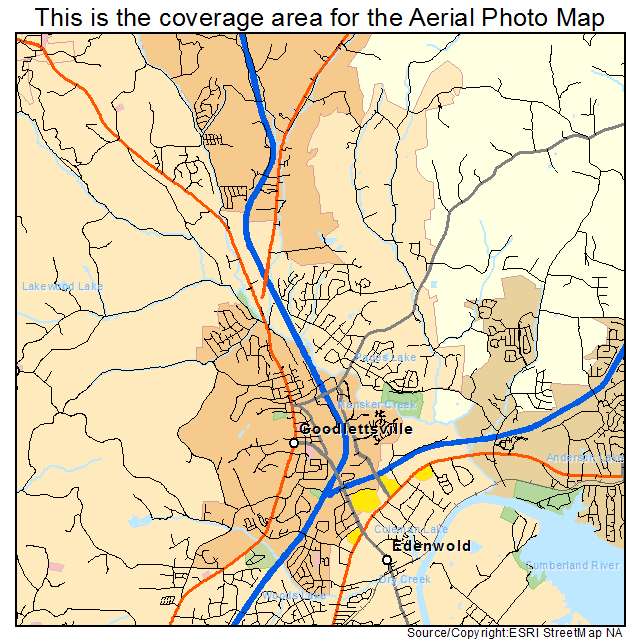 Goodlettsville, TN location map 