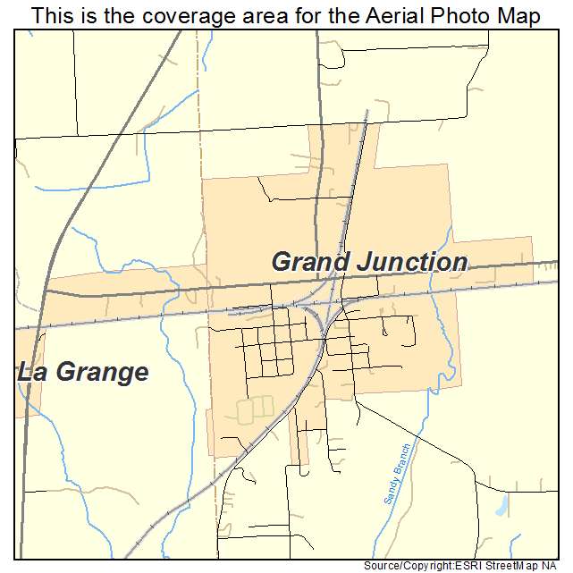 Grand Junction, TN location map 