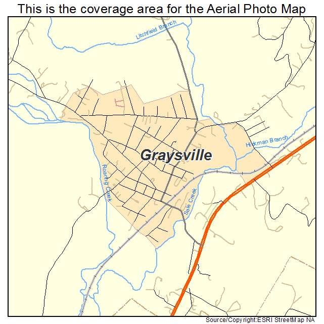 Graysville, TN location map 