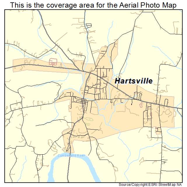 Hartsville, TN location map 
