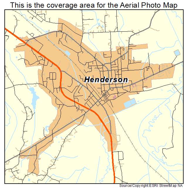 Henderson, TN location map 