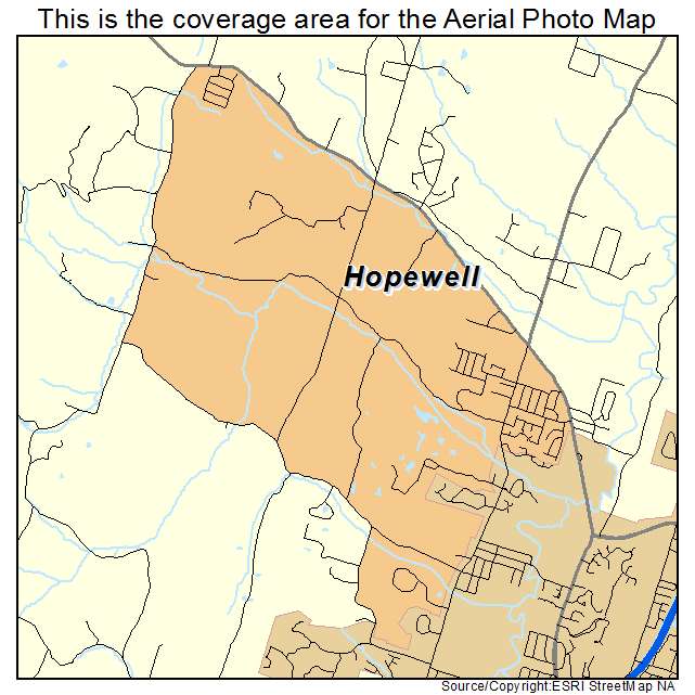 Hopewell, TN location map 