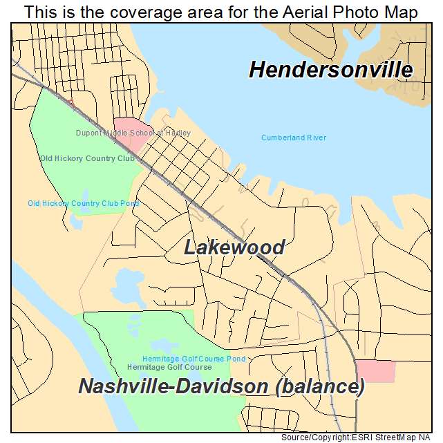 Lakewood, TN location map 