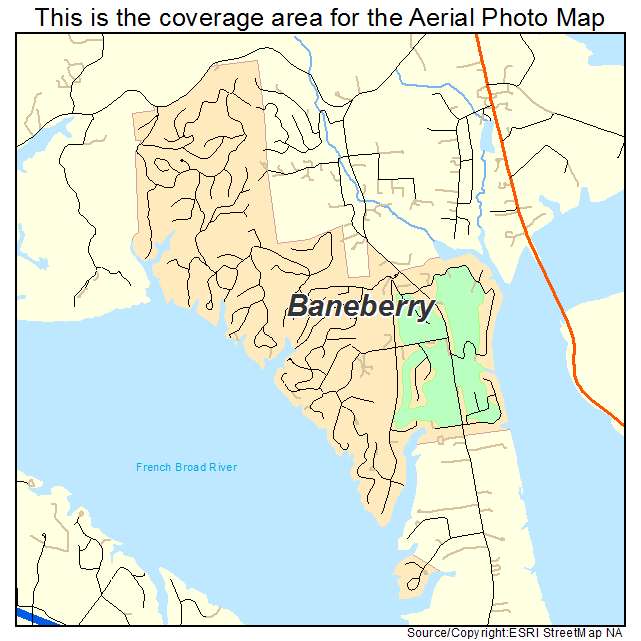 Mazenod, TN location map 