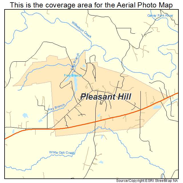 Pleasant Hill, TN location map 