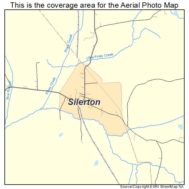 Silerton, TN location map 