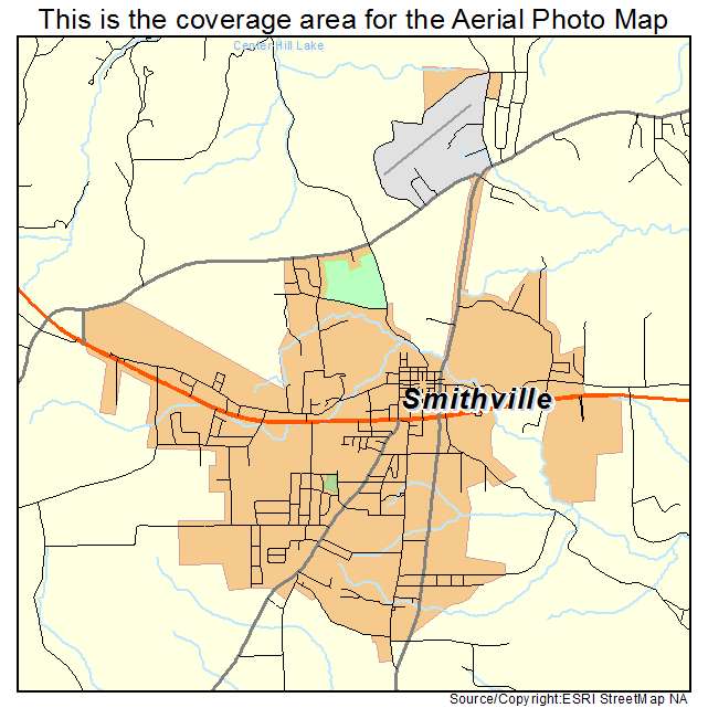 Smithville, TN location map 