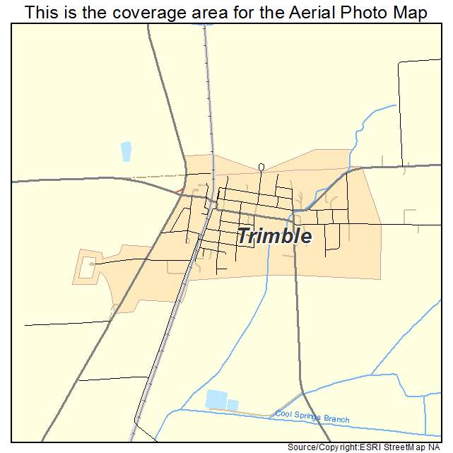 Trimble, TN location map 