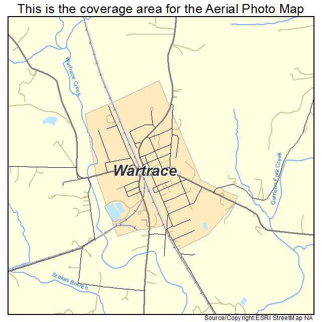 Wartrace, TN location map 