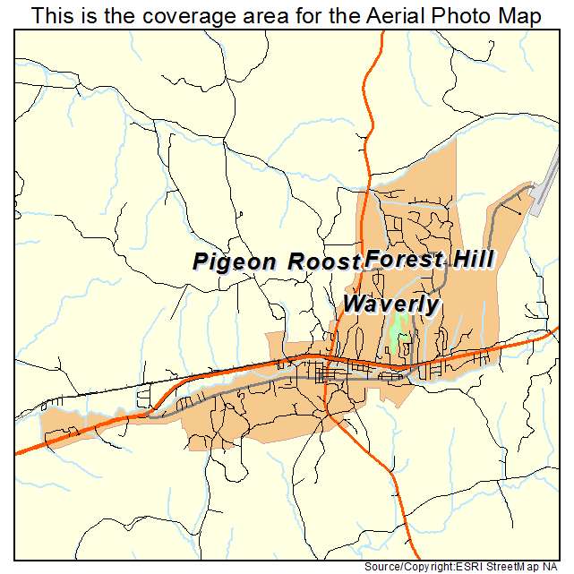 Waverly, TN location map 