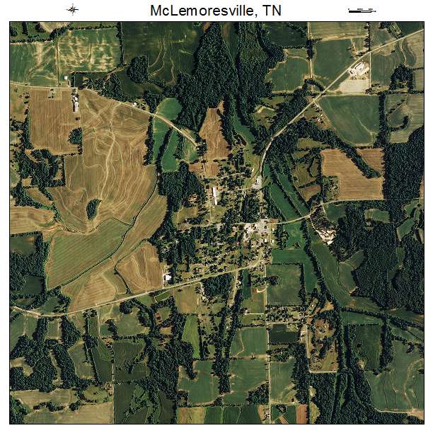 McLemoresville, TN air photo map