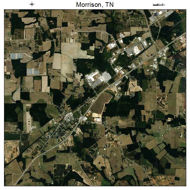 Morrison, TN air photo map