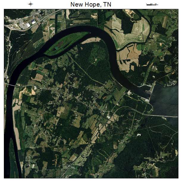New Hope, TN air photo map