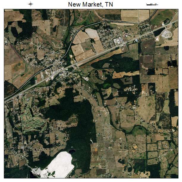 New Market, TN air photo map