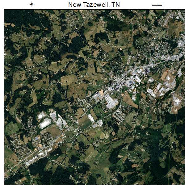 New Tazewell, TN air photo map