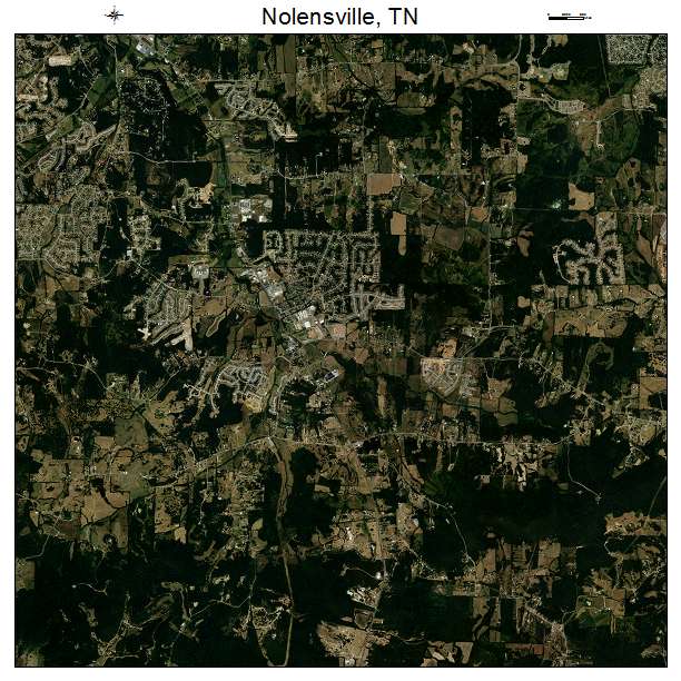 Nolensville, TN air photo map