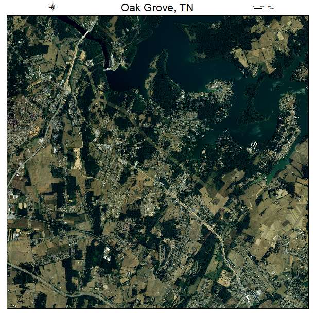 Oak Grove, TN air photo map