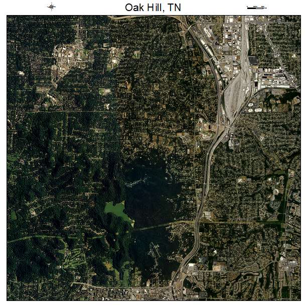 Oak Hill, TN air photo map